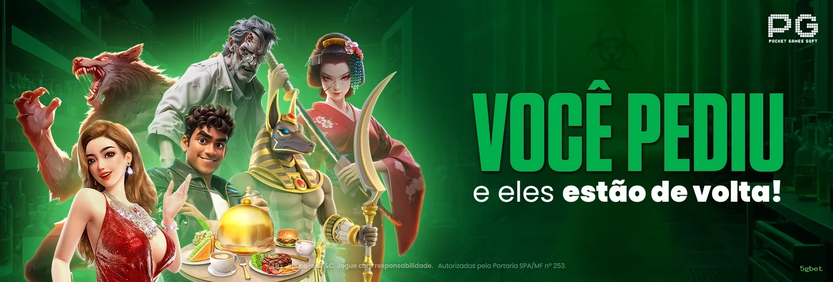Imagem promocional dos ganhos da 5gbet